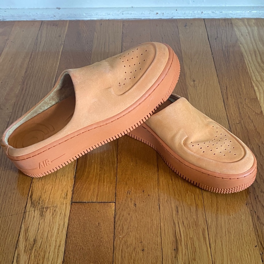 Nike Air Force 1 Lover XX Cinder Orange Slip-Ons